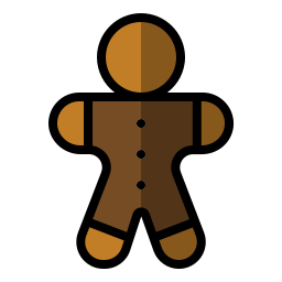 Ginger biscuit icon