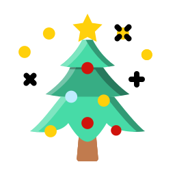 albero di natale icona