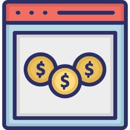 Website monetization icon