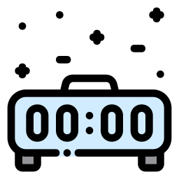 Digital clock icon