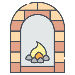 chimenea icono