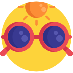 Sun glasses icon