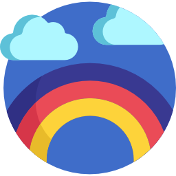 arco iris icono