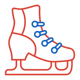 zapatos de patinaje icono