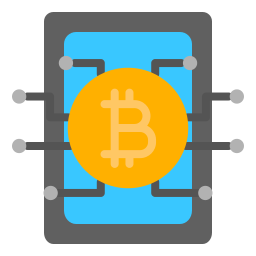aplicación bitcoin icono