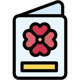 Greeting card icon