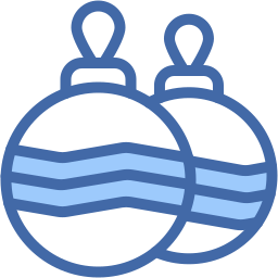 Christmas ball icon