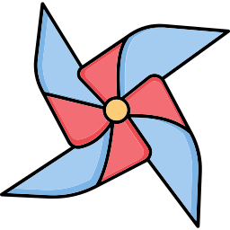 Paper propeller icon