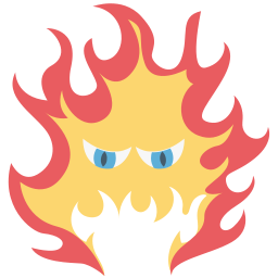 Giant flame icon