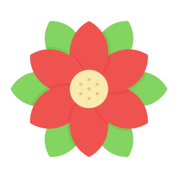 flor de pascua icono