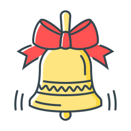 Christmas bell icon