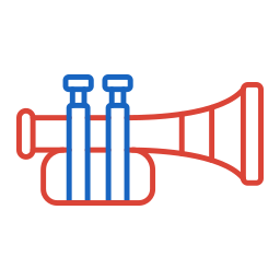 partij trompetten icoon