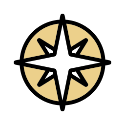 Wind rose icon