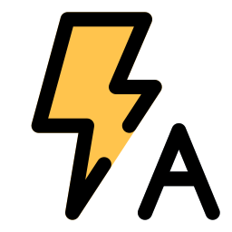 flash automático icono