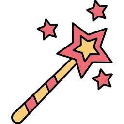 Wizard wand icon