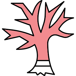 Spooky tree icon