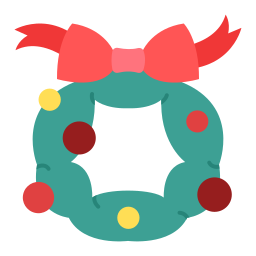 kerstkrans icoon