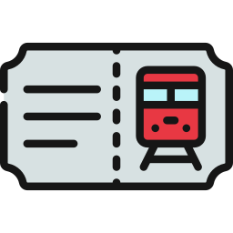 Train ticket icon