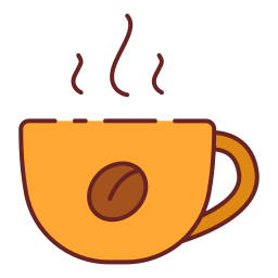 Hot coffee icon