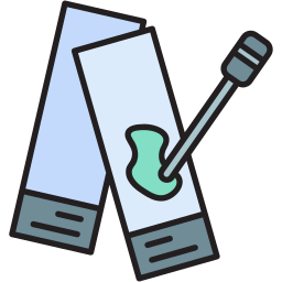 Microscope slide icon