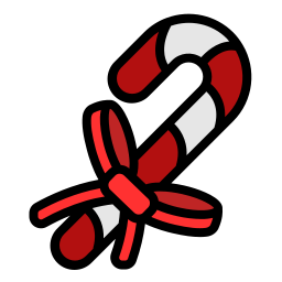 Candy cane icon