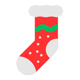 Christmas stocking icon