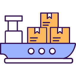 crucero de carga icono