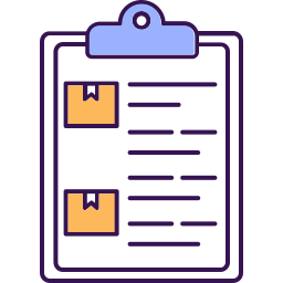 Delivery list icon