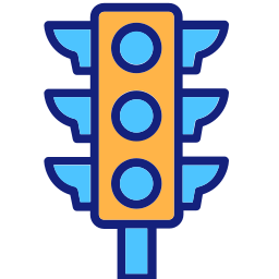 Traffic lights icon