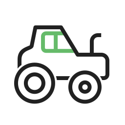 tracteur Icône