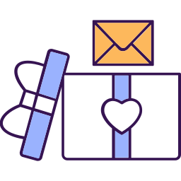 Gift letter icon
