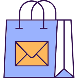 Postal bag icon