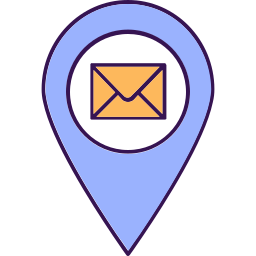 mail-gps icoon