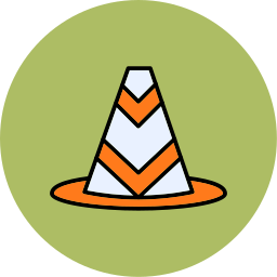 Traffic cone icon