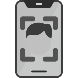 Face lock icon