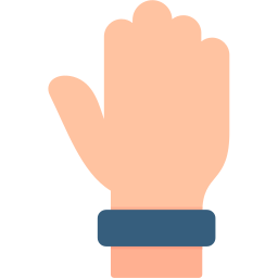 Raise hand icon