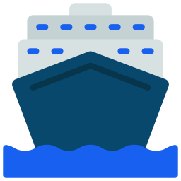 bateau de croisière Icône