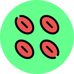 Blood cells icon