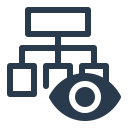 Visual organization icon