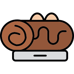 Рулетовый торт иконка