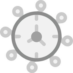 Wall clock icon