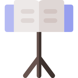 Music stand icon