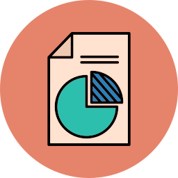 Business reporting icon