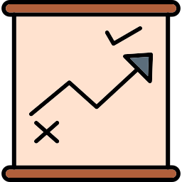 plan stratégique Icône