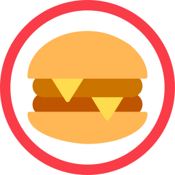 fast food Icône