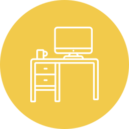 Computer table icon