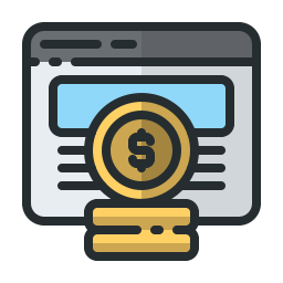 Income analytics icon