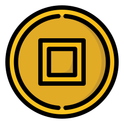 Chinese coin icon