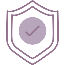 Protection shield icon