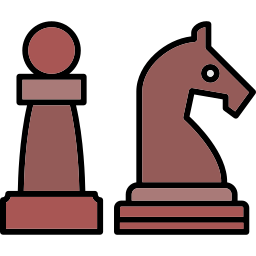 schaakstukken icoon